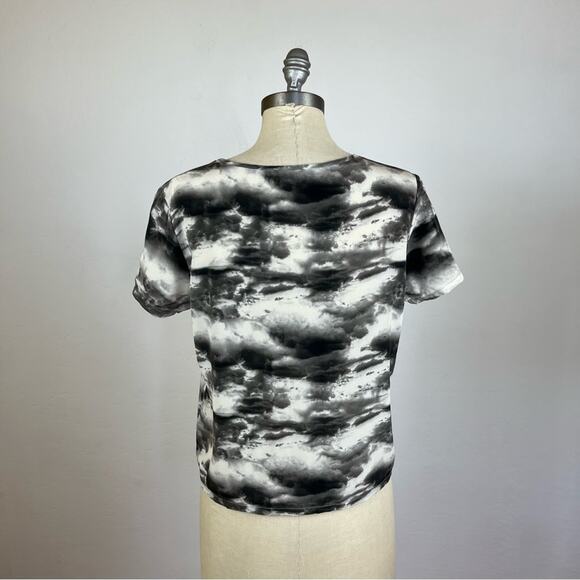 The Podolls Black White Washed Silk Top - Picture 5 of 7